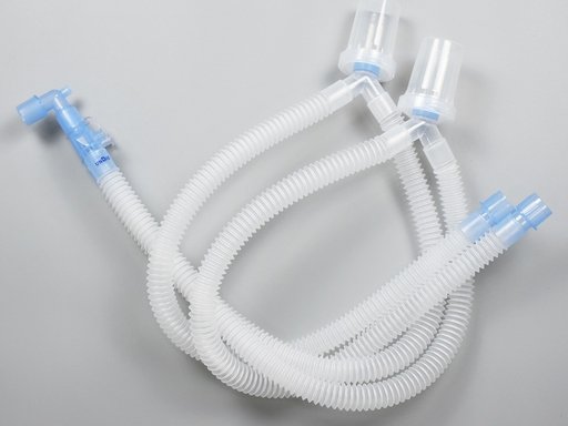 Corrugated Double-Lumen Breathing Circuit